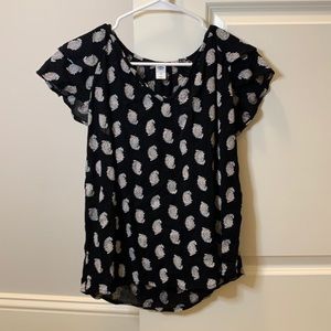 Size XS Old Navy Black Top